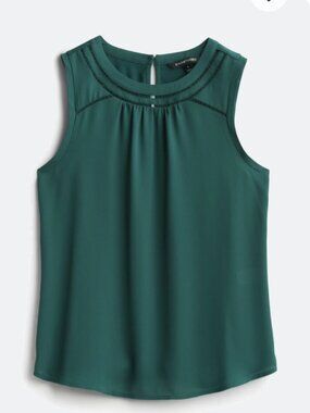 41 Hawthorn | Teal Lace Detail Tank Blouse | 1X